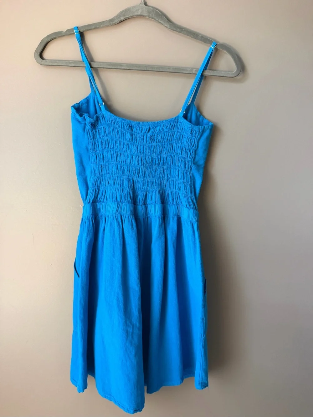 Seaspice blue Tie-Front Romper new with tags size medium